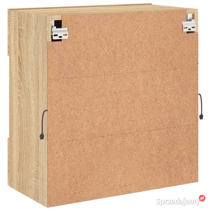 Ścienna szafka TV z LED dąb sonoma 585x30x605 mazowieckie Warszawa