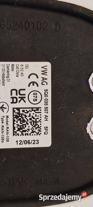 VW TIGUAN II ANENA DACHOWA REKIN 5Q0035507AH Pozostałe
