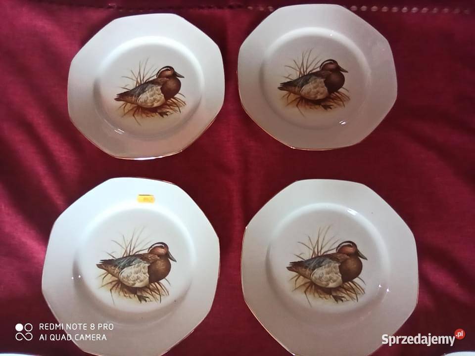 Półmisek z bażantami ze wspaniałej manufaktury Gdańsk