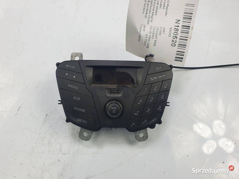 RADIO FORD TRANSIT MK8 BK3T18D815BG