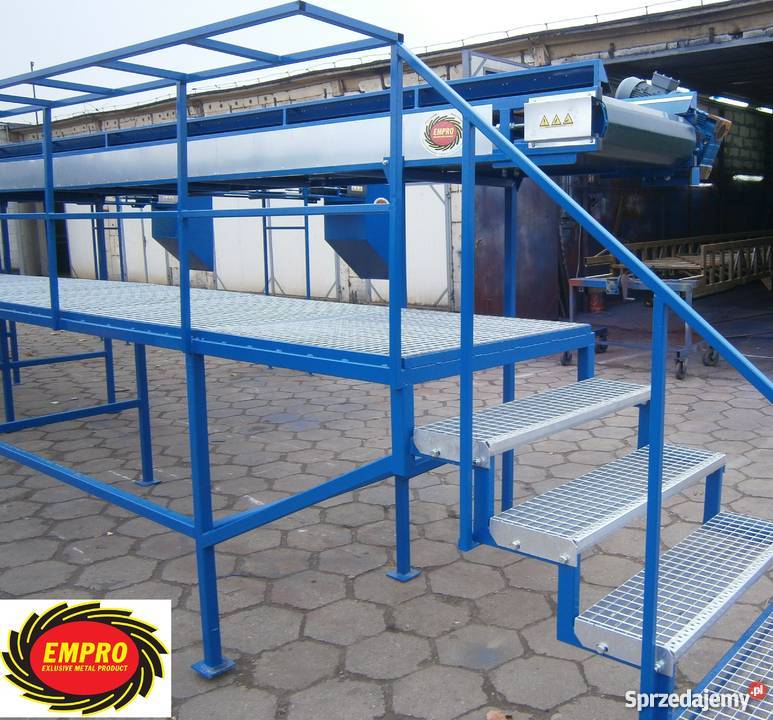 segregacja stół przebierczy przenośnik taśmociąg