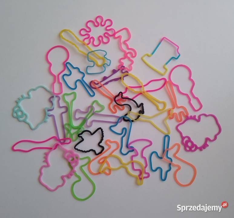 Gumki silikonowe na rękę różne kształty Gdańsk sprzedam