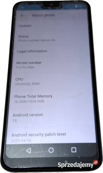 Smartfon i15 Pro biały Elektro śląskie Czeladź