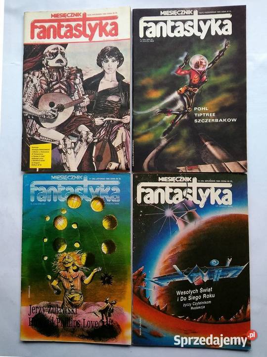 Fantastyka rocznik 1985r z plakatamiokładkami do Gdynia
