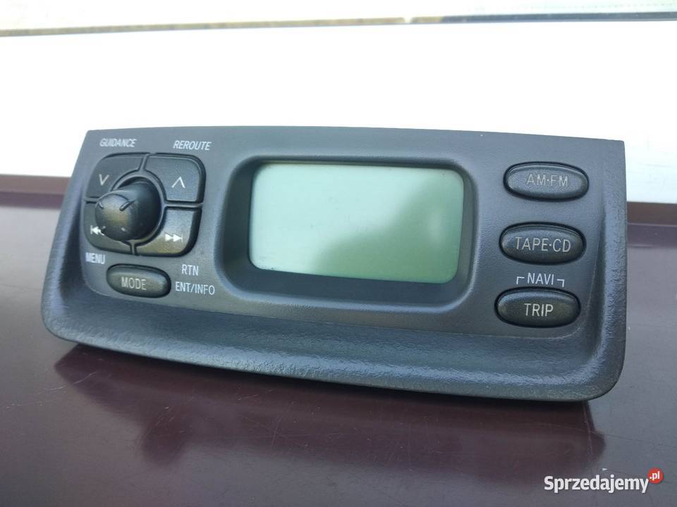 Toyota Yaris I 1 wyświetlacz radia panel