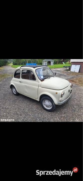 Fiat 500 F zarejestrowany Żółte tablice Kielce