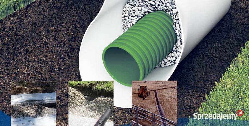 GEOWŁÓKNINADREFON 120g m2 drenaż filtracja Nisko sprzedam