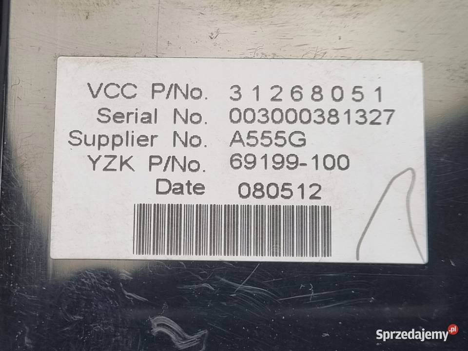 Volvo S40 II V50 C30 EKRAN RADIA Wyświetlacz Rudka