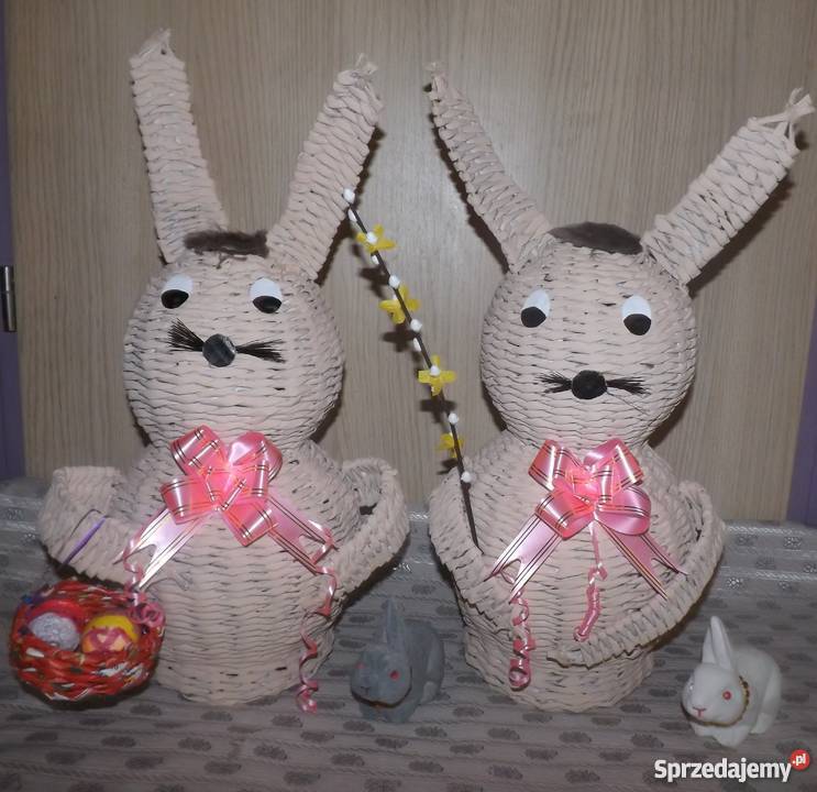 Zając papierowa wiklina Lublin