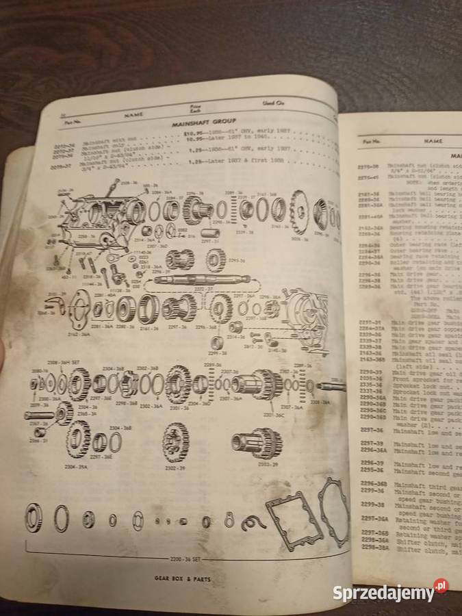 Katalog części Harley U ULH UH E EL F FL Bydgoszcz