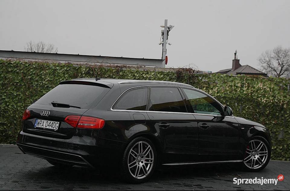 AUDI A4 B8 20 TDI 196 3 x SLINE SKÓRA NAVI LEDY ASR (kontrola trakcji) A4 Radom