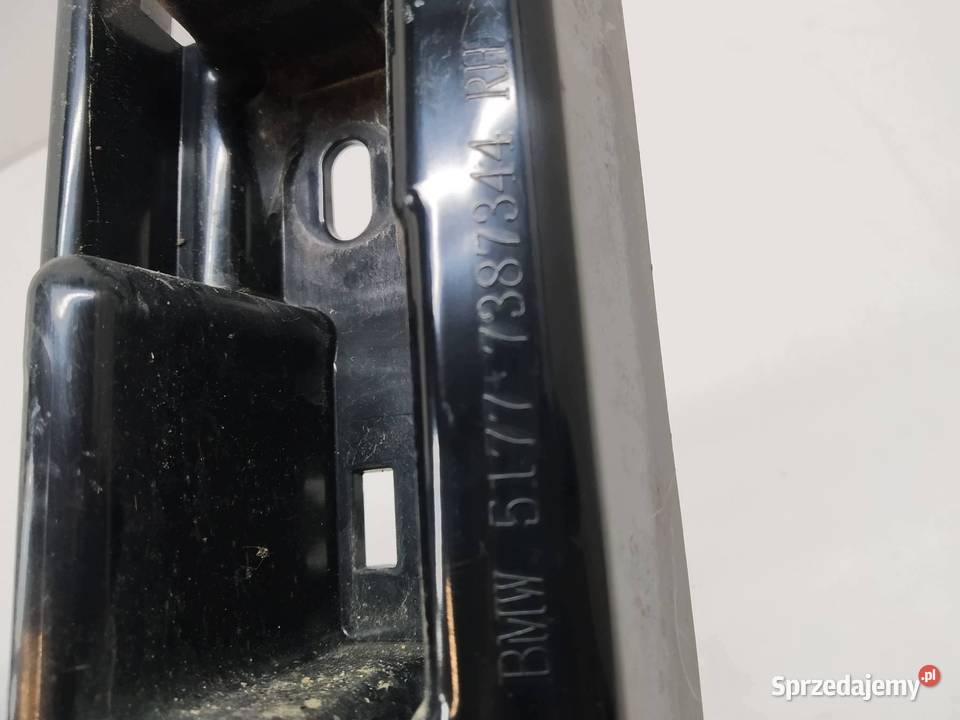 ŚLIZG ZDERZAKA PROGU KOMPLET 7387346 Bmw Seria 5