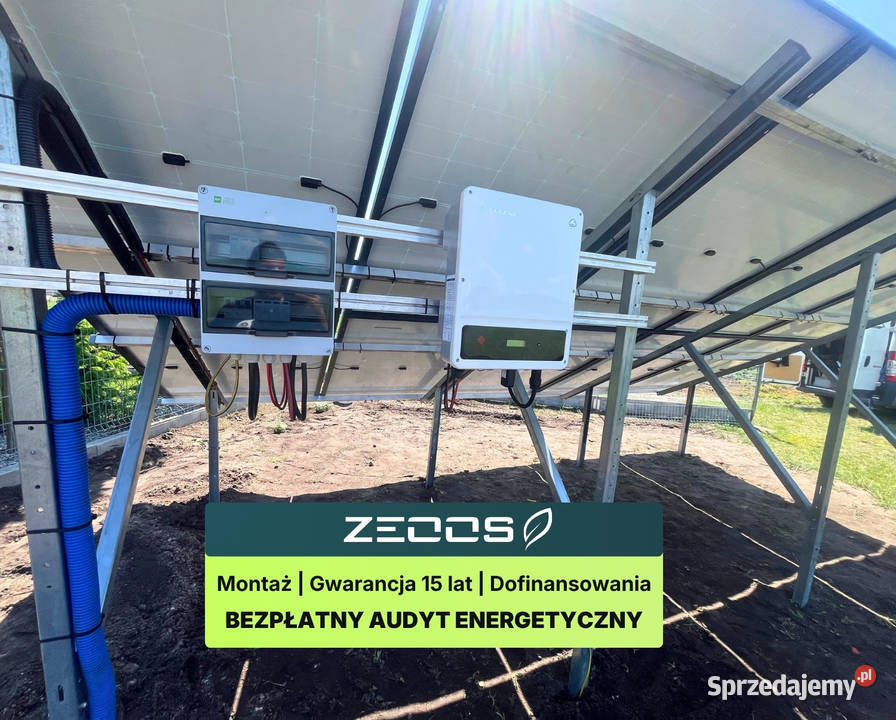 MAGAZYN ENERGII 1012kWh FOTOWOLTAIKA POMPA Brzeziny