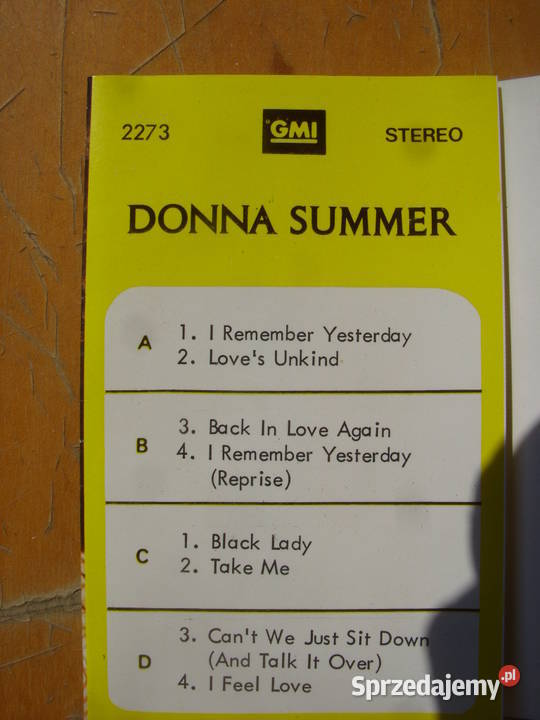 Pop kas DONNA SUMMERJ REMEMBER YESTERDAY Płyty i kasety Wołów sprzedam
