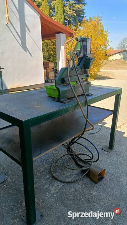 Prasa Hydrauliczna Gilotyna do drutu ze stołem Przysieka