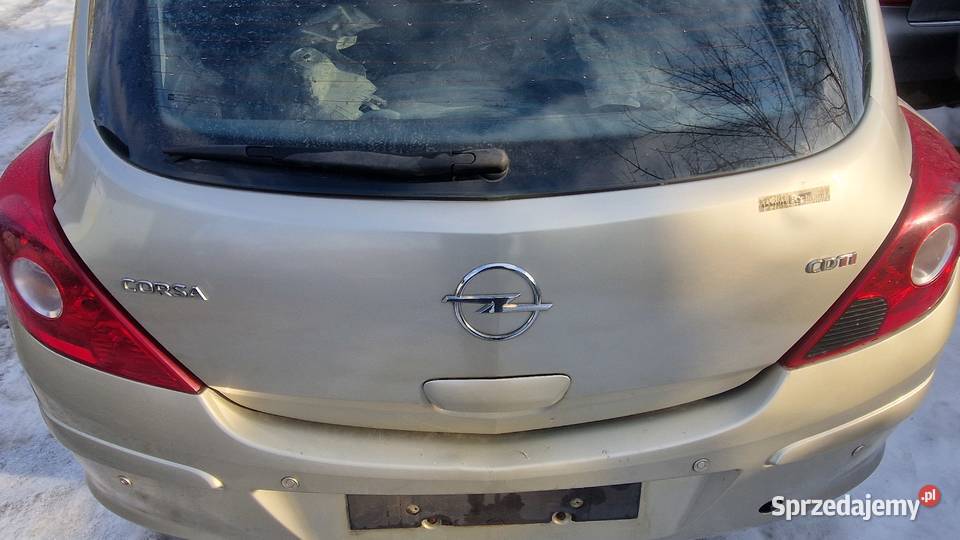Klapa bagażnika tył Opel Corsa D Z40M europa kpl świętokrzyskie sprzedam