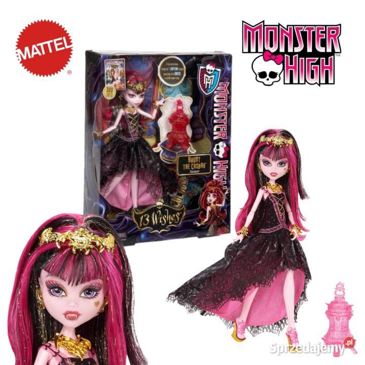 Monster High DRACULAURA 13 Życzeń Wishes lalka Mattel śląskie Czerwionka-Leszczyny