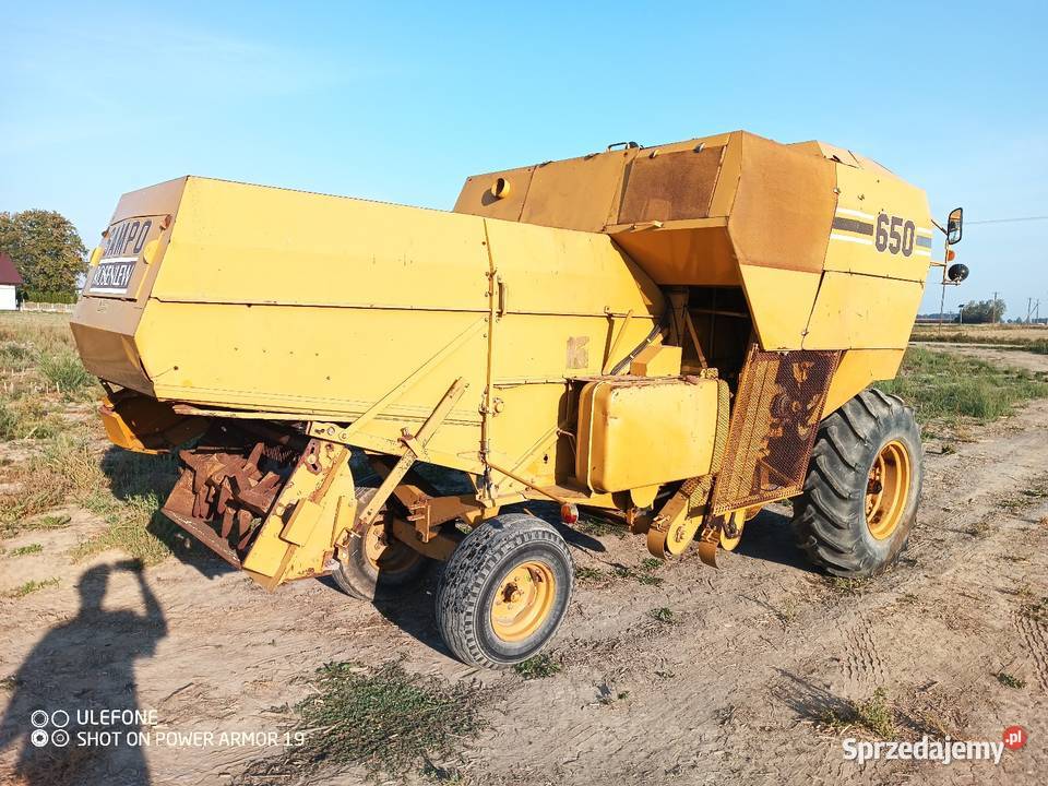 Kombajn Sampo 650 z kabiną Massey MF Czernice Borowe