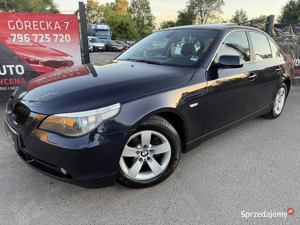 BMW E60 Automat Czujniki Parkowania Szyberdach wielofunkcyjna kierownica Poznań