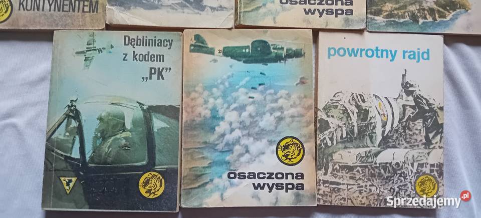 Zestaw 10 ksiażeczek z serii Żółty Tygrys z lat Antykwariat Koźminek