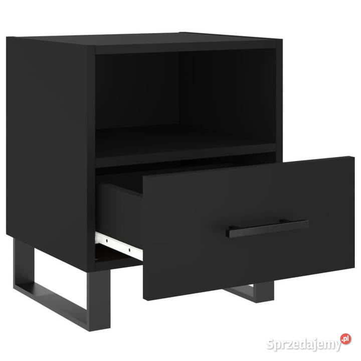 Szafki nocne 2 czarne 40x35x475 WM827487 Warszawa