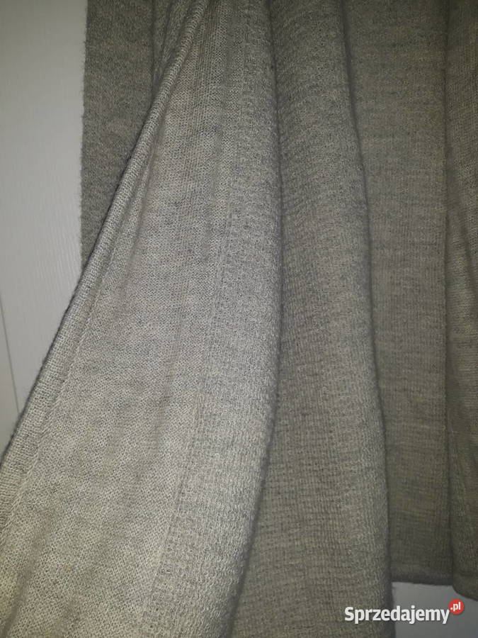 szary rozpinany sweter 100 alpaka alpaca wełna pomorskie Gdańsk