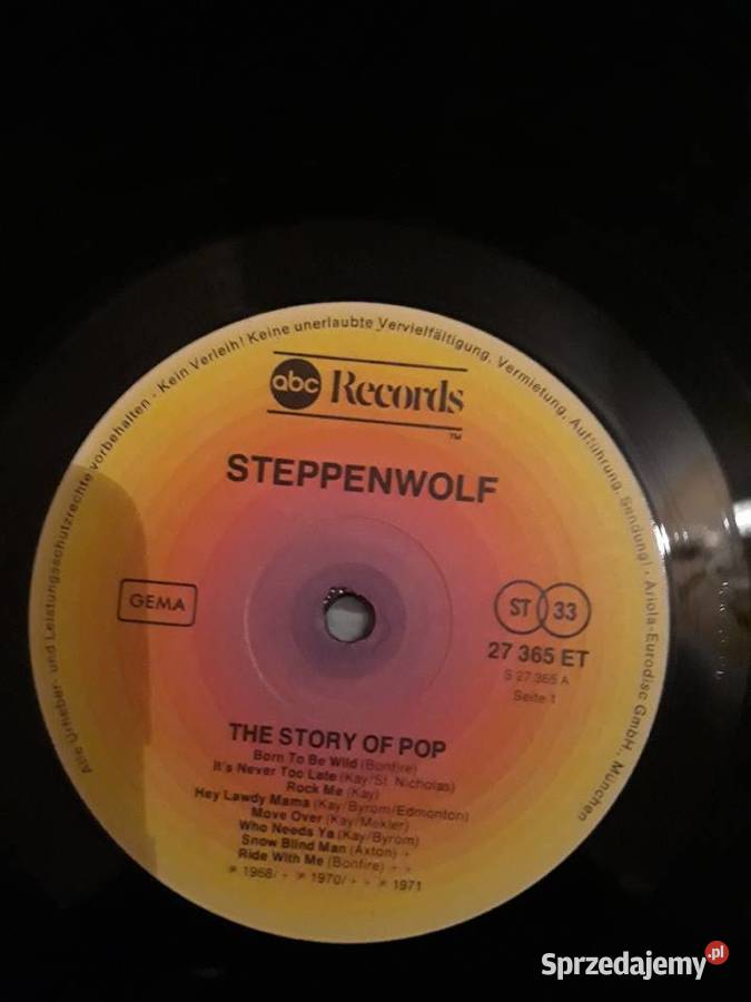 STEPPENWOLF The Story of Steppenwolf hard rock Rzeszów sprzedam