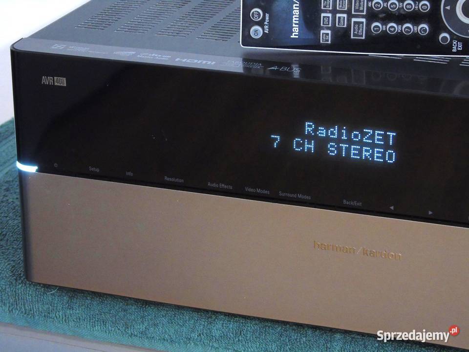 Amplituner Harman Kardon AVR 460 71 z pilotem Jasło