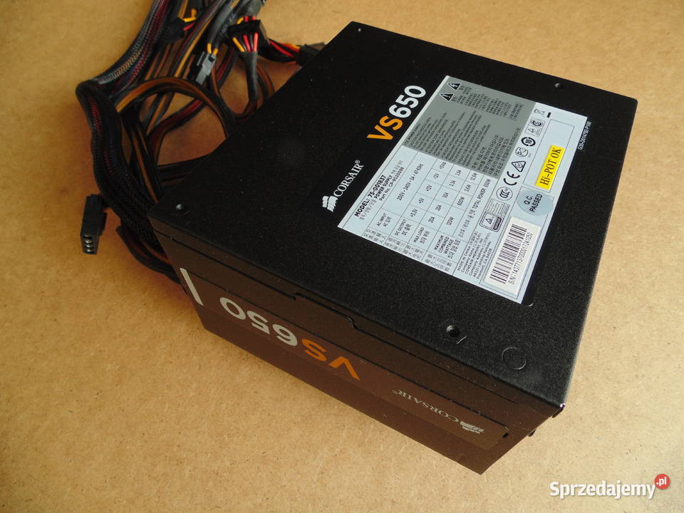 Zasilacz komputerowy 650W Corsair VS650 650W 650W Warszawa