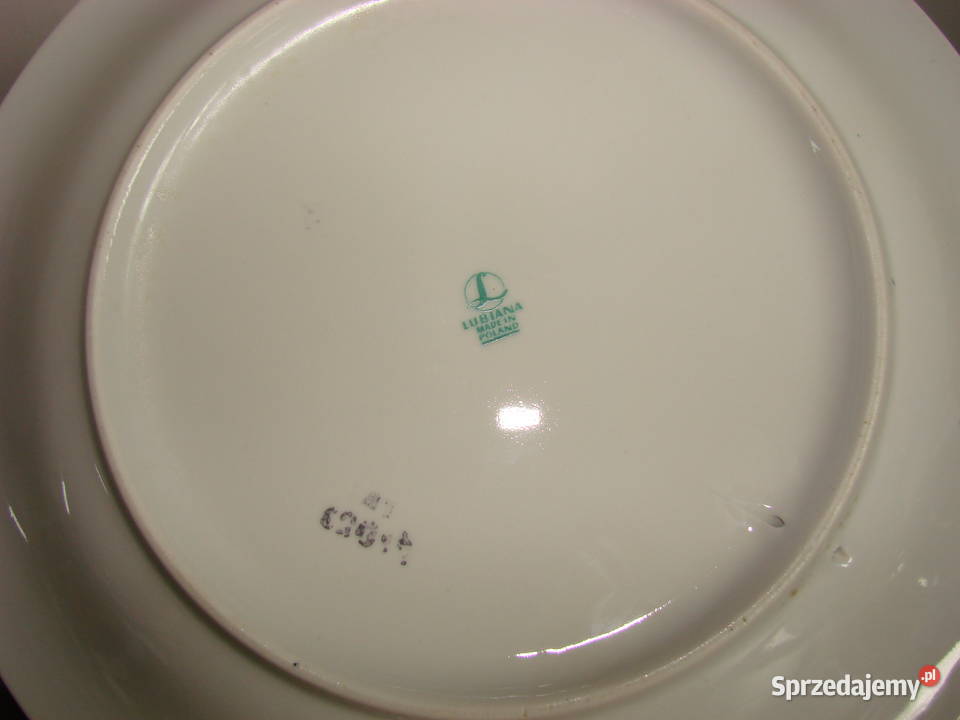Lubiana wzór kaszubski talerz 26 PRL Pruszcz Gdański sprzedam