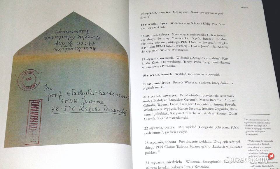 Dziennik z internowania Jaworze Władysław miękka