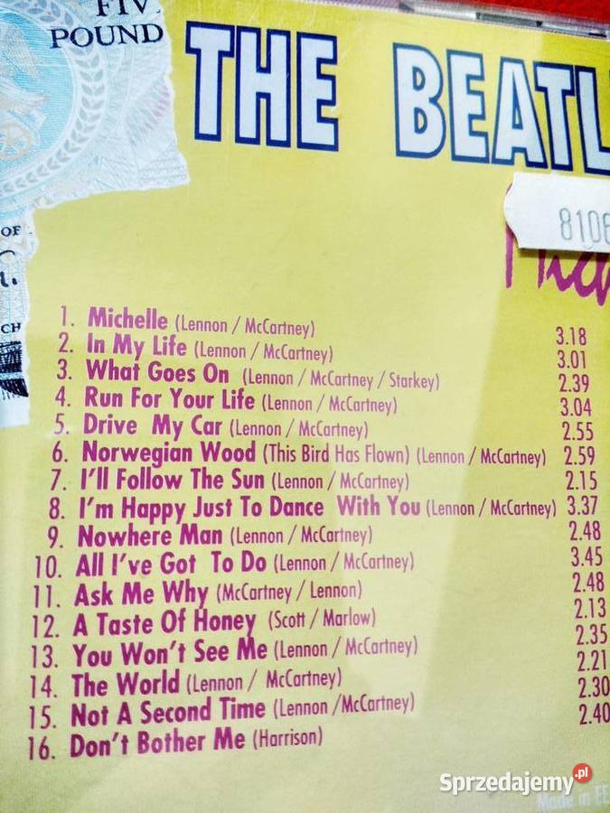 The Beatles Michelle płyty muzyka brytyjska Warszawa