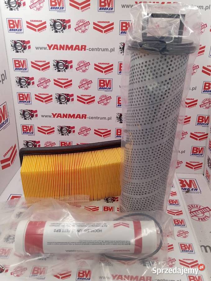Yanmar V70V80V100 zestaw filtrów 250 mth