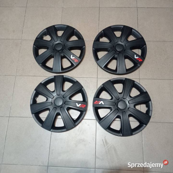 KOŁPAKI VR Carbon Black 14 ALU x 4 Górecki Kamień Pomorski