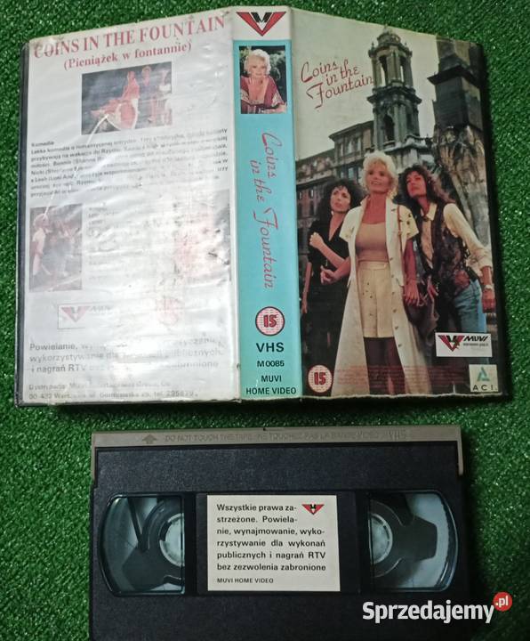 Kaseta VHS film Coins im the fountain Rzeszów sprzedam