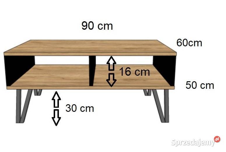 Ława K2 w stylu industrialnym LOFT WYSYŁKA 0 90cm
