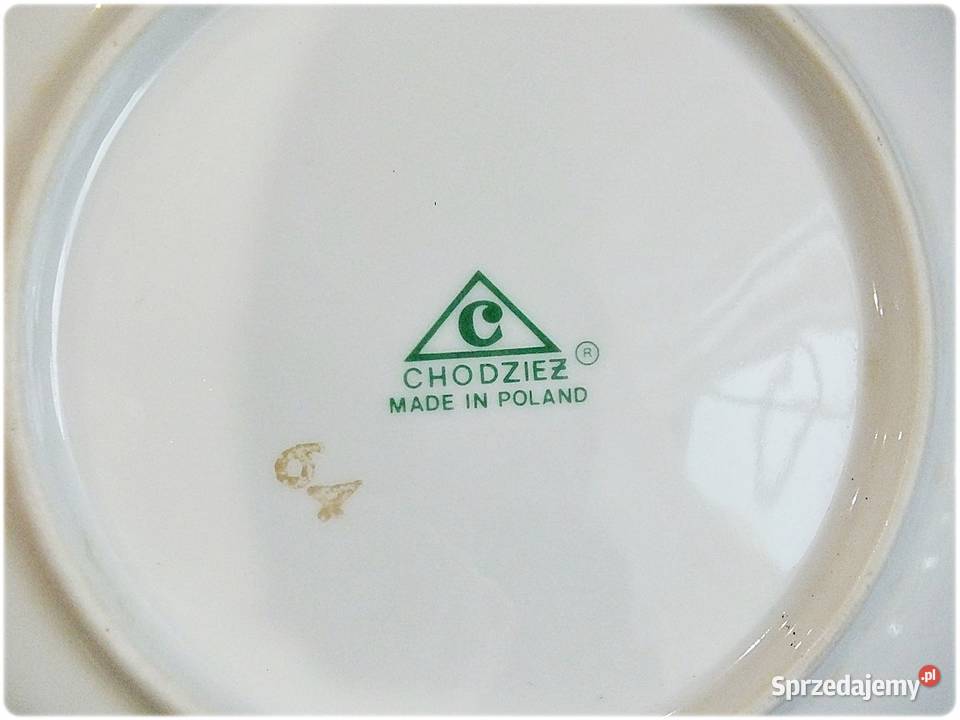 Talerz Talerzyk deserowy 165 Fabryka Porcelany Talerze i talerzyki lubuskie Żary