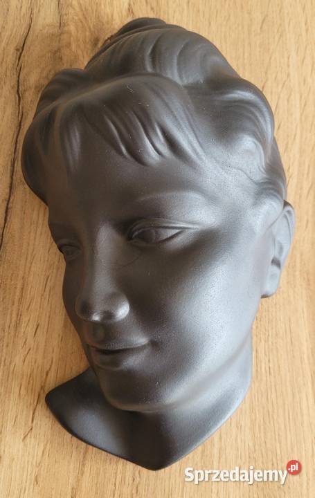 Kolekcjonerska ceramiczna maska relief model Kraków