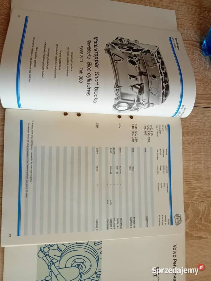 Volvo katalogi części Oblekoń