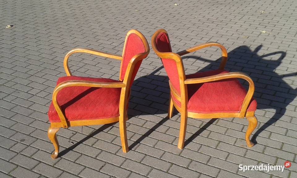 Fotel PRL design Art Deco Ludwik lata 40 50 Gdynia