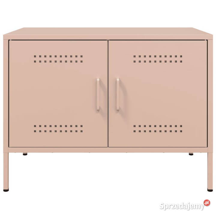 Szafka RTV różowa 68x39x505 stalowa WM842936