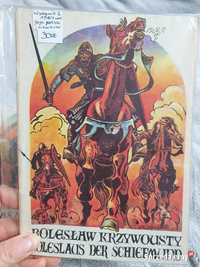 Bolesław Krzywousty 3 komiksy różne wersje Komiksy Gdynia