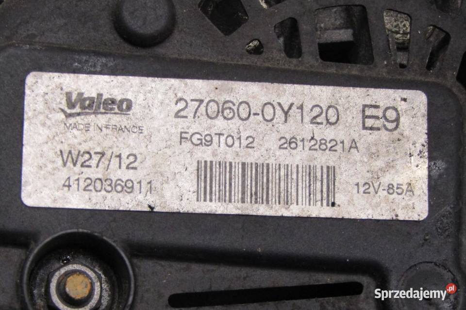 ALTERNATOR 13 VVTi TOYOTA YARIS III 270600Y120