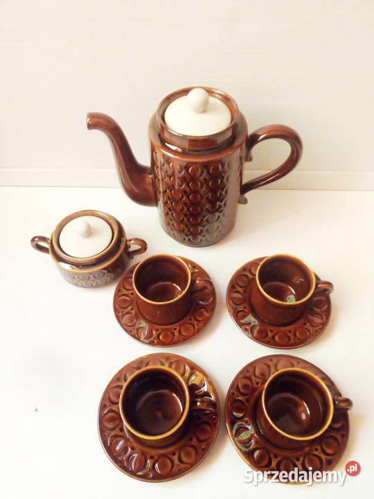 serwis do mokki Colditz vintage GDR porcelit Częstochowa sprzedam