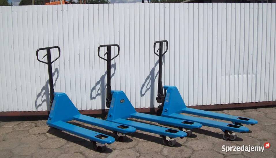 Wózek paletowy ręczny używany paleciak masztowy Lublin