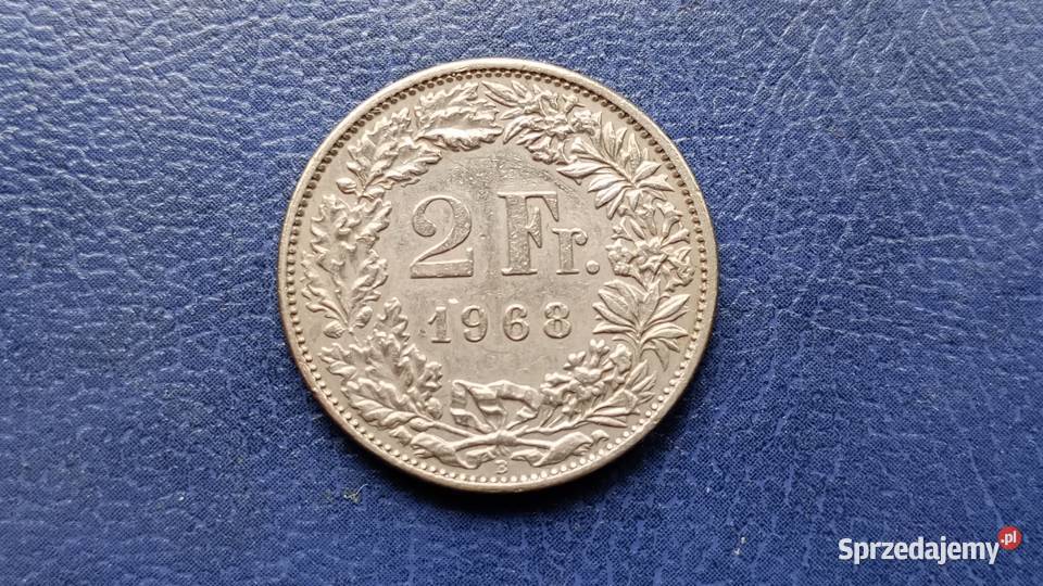 Stare monety 2 frank 1968 Szwajcaria