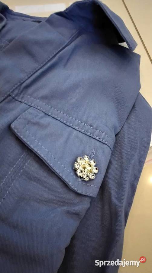 Sukienka Jeans Mini Damska ASOS Design XS Nowa Dżins  Nowa Sól