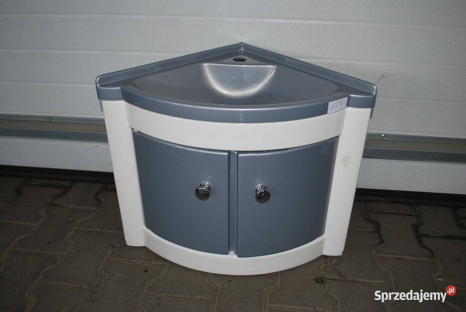 UMYWALKA NAROŻNA Z SZAFKĄ DO PRZYCZEPY Kempingowe Grzebowilk