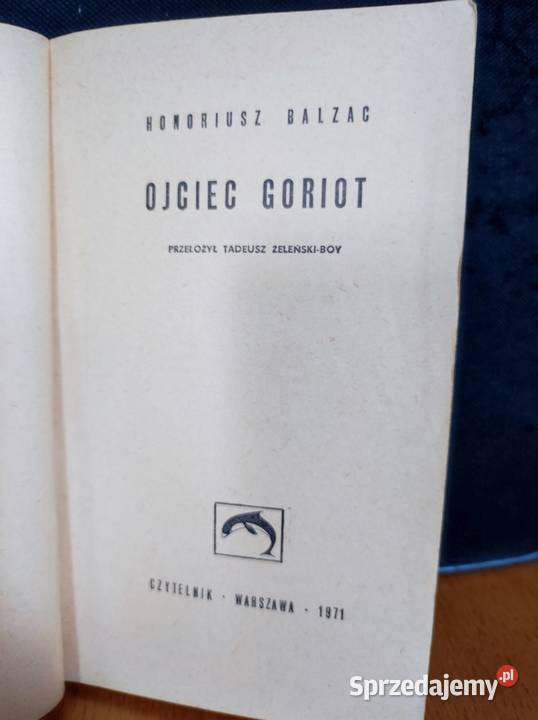 Ojciec Goriot Honoriusz Balzac świętokrzyskie Kielce