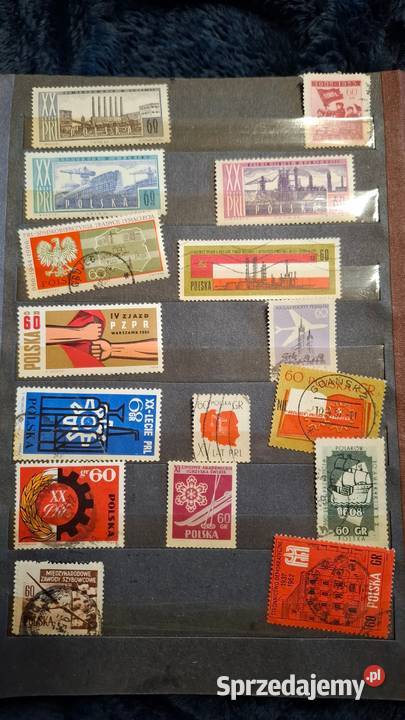 Znaczki pocztowe klaser różne Filatelistyka Warszawa
